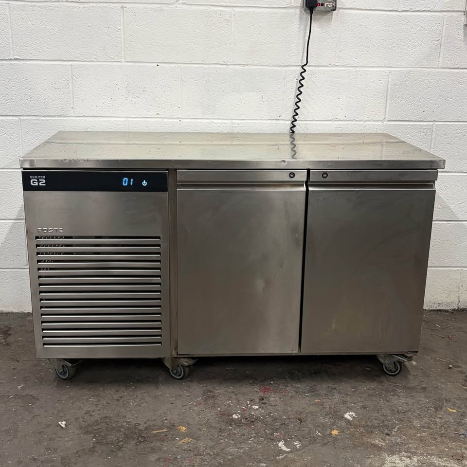 foster 2 door counter fridge