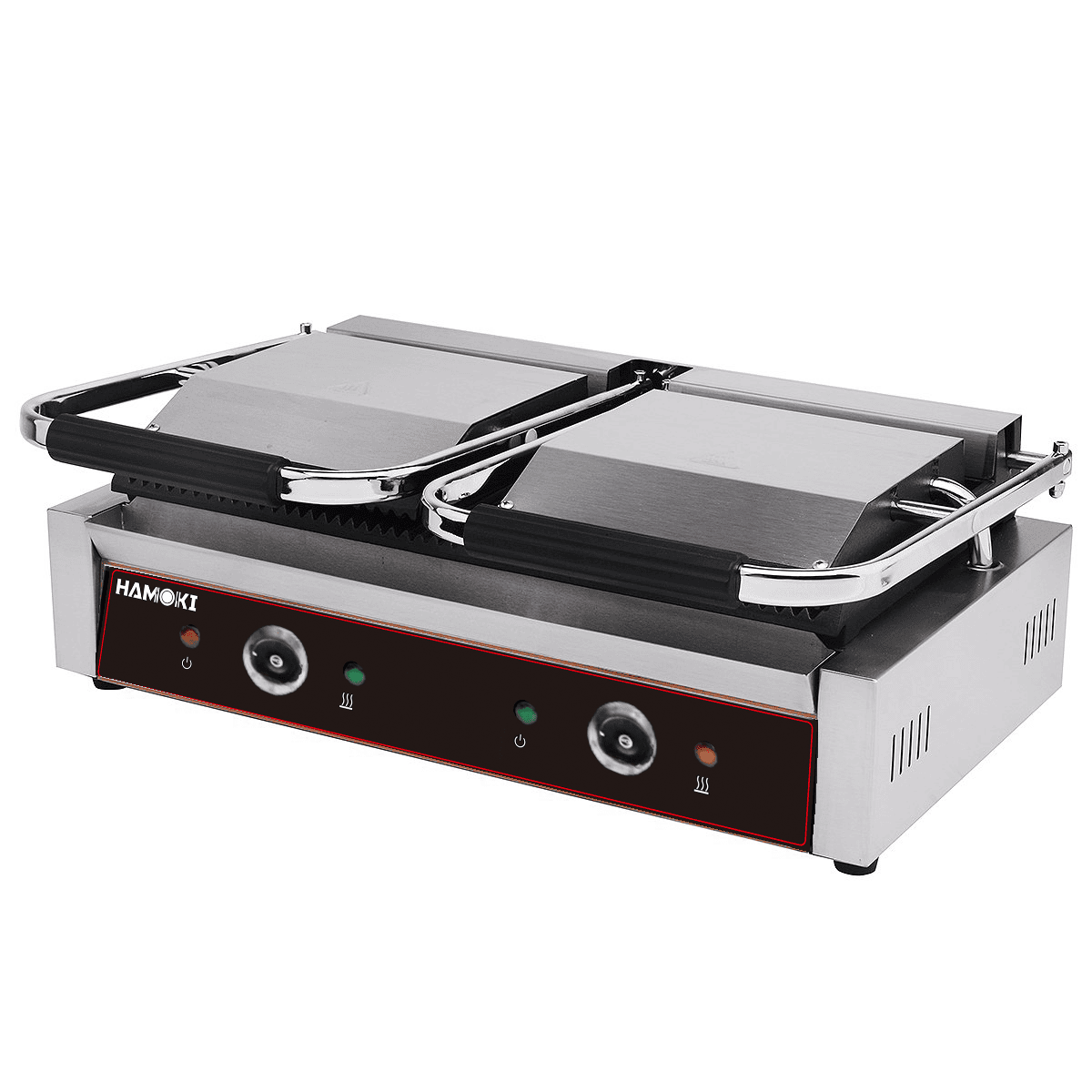 101017 - Contact Grill Twin / Ribbed - Phoenix Catering Equipment
