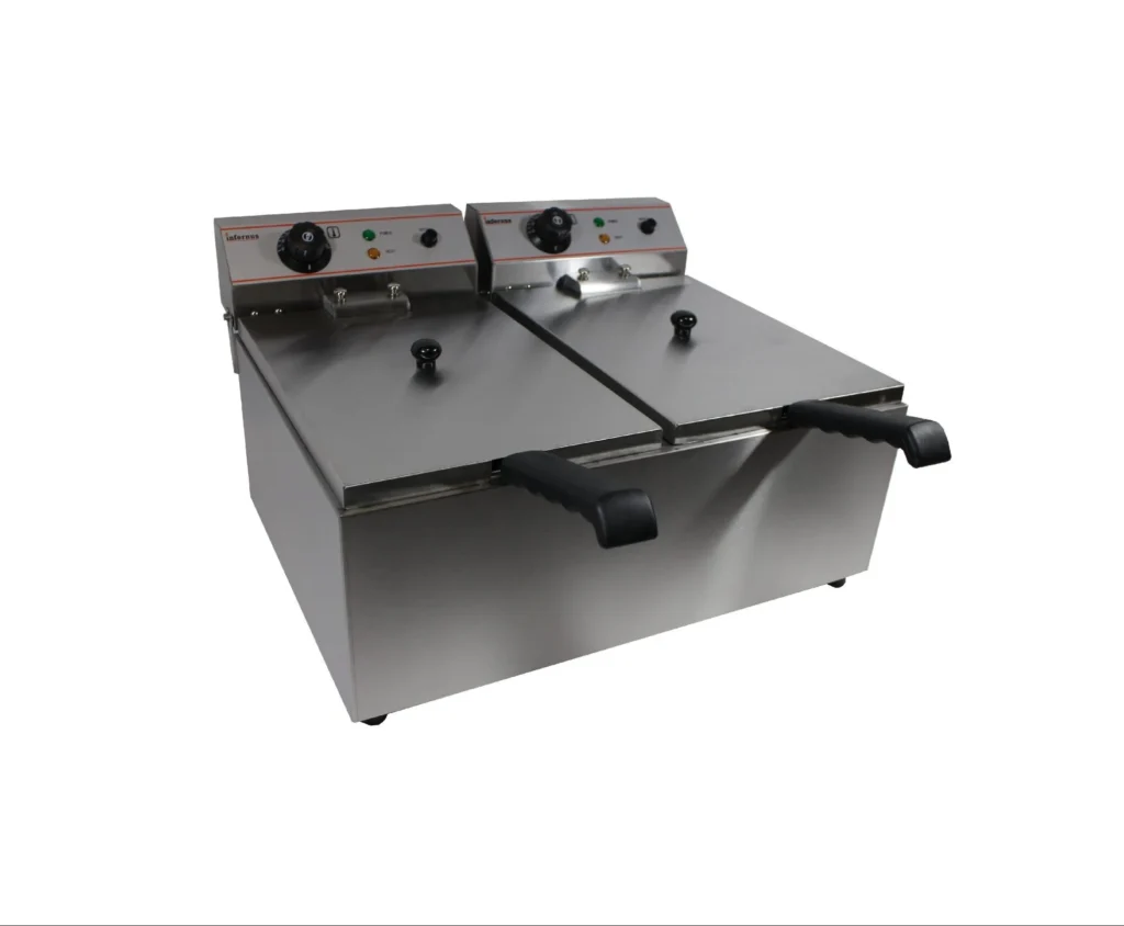 electric twin tank fryer